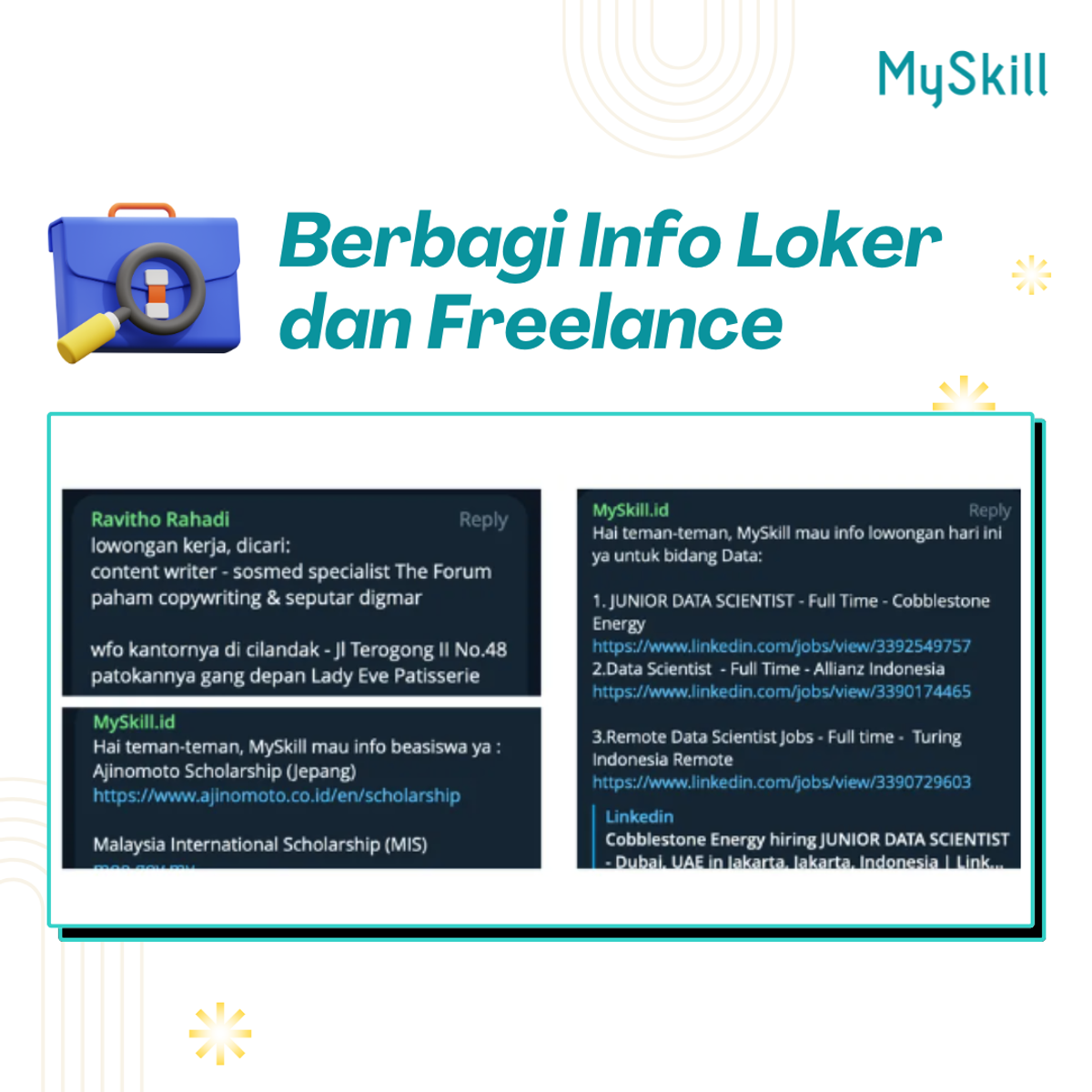 Berbagi Info Loker dan Freelance