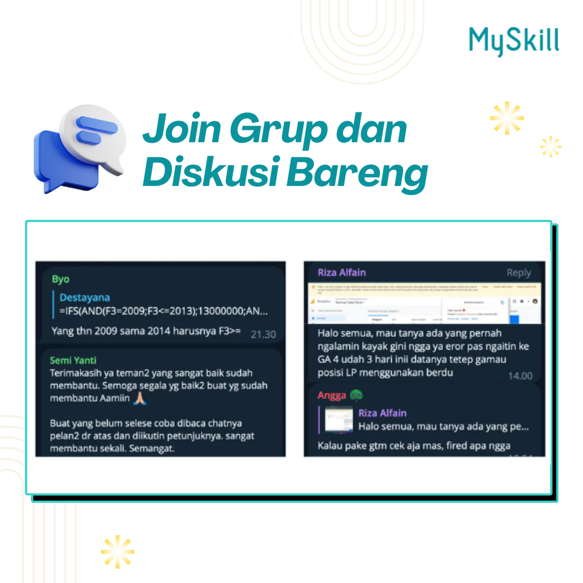 Join Grup dan Diskusi Bareng