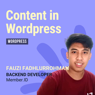 Content in Wordpress